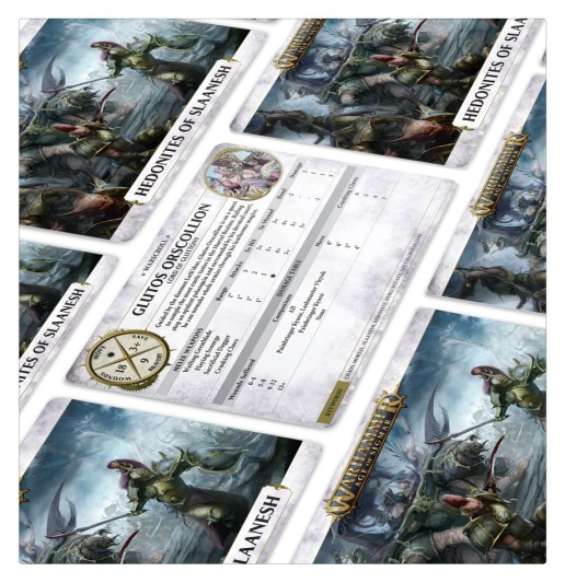 Warscroll Cards: Hedonites of Slaanesh