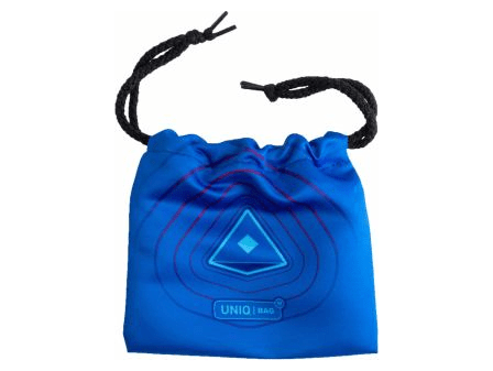 Мешочек Uniqbag 15 StringWave (150х150 мм, синий)
