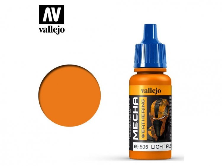 Краска Vallejo Mecha Weathering: Light Rust Wash 69.505
