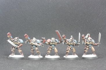 Warhammer 40k Space Wolves Scout Squad x5 (Painted)