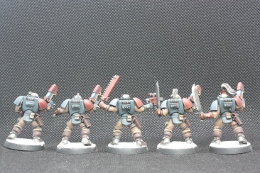 Warhammer 40k Space Wolves Scout Squad x5 (Painted)