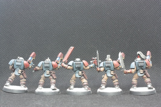 Warhammer 40k Space Wolves Scout Squad x5 (Painted)