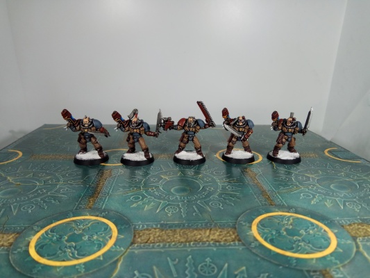 Warhammer 40k Space Wolves Scout Squad x5 (Painted)