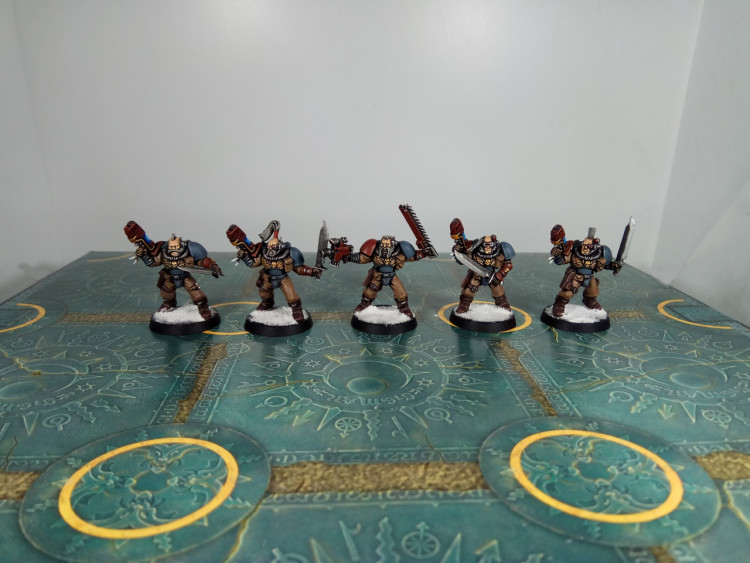 Warhammer 40k Space Wolves Scout Squad x5 (Painted)