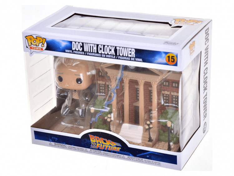 Фигурка Funko POP! Town. Back To The Future: Doc with Clock Tower