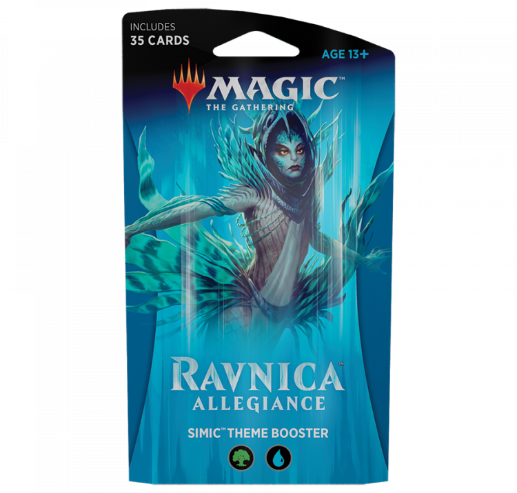 Ravnica Allegiance: Simic тематический бустер