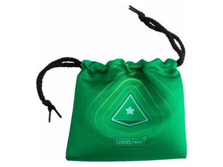 Мешочек Uniqbag 15 StringWave (150х150 мм, зелёный)