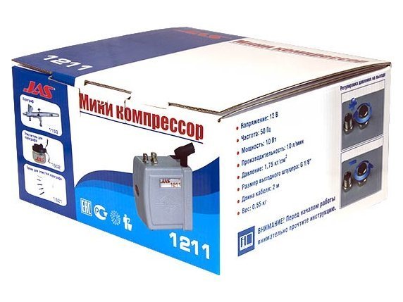 Компрессор Jas 1211 с регулятором давления и автоматикой