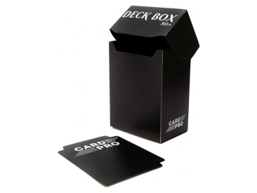 Пластиковая коробочка Card-Pro (чёрная, 73 мм, 80+ карт)