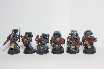 Warhammer 40k Space Wolves Long Fangs x6 (Painted)