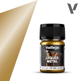 Краска Vallejo Liquid Metal: Rich Gold 70.793