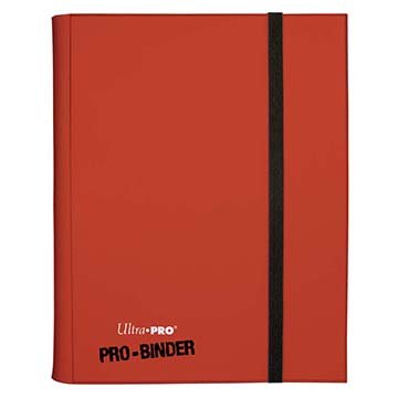АЛЬБОМ &quot;Ultra-Pro&quot; &quot;PRO-BINDER&quot; (с листами по 3х3 кармашка, для карт в протекторах): красный