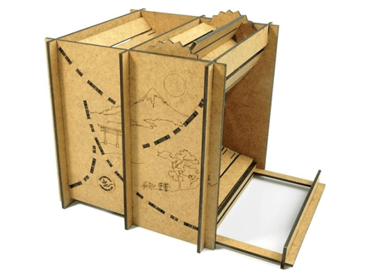 Настольная игра Башня для бросания кубиков &quot;Мельница на склоне Фудзи&quot;