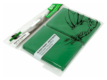 Протекторы Blackfire Matte Sleeves зелёные (80 шт., 66x91 мм)