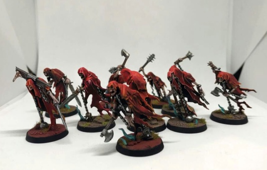 Age of Sigmar Nighthaunt Chainrasp Horde x10 (Painted)