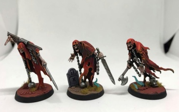 Age of Sigmar Nighthaunt Chainrasp Horde x10 (Painted)