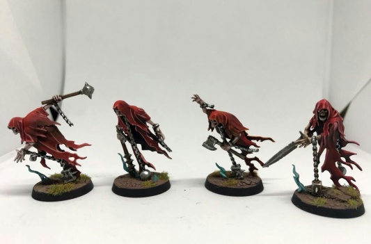 Age of Sigmar Nighthaunt Chainrasp Horde x10 (Painted)