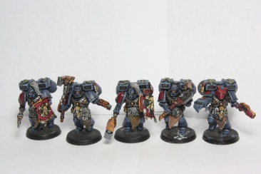 Warhammer 40k Space Wolves Skyclaws x5 (Painted)