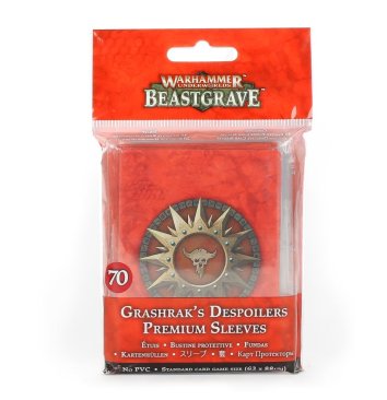 Warhammer Underworlds: Beastgrave – Grashrak&#039;s Despoilers Premium Sleeves