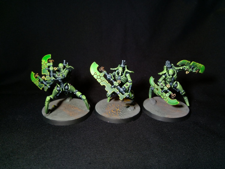 Warhammer 40k Necrons Skorpekh Destroyers x3 (Pro-Painted)