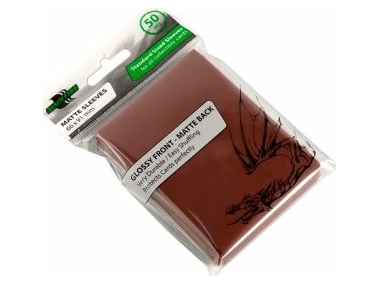Протекторы Blackfire Matte Sleeves коричневые (50 шт., 66x91 мм)