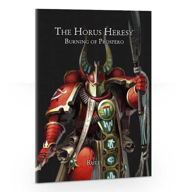 The Horus Heresy: Burning of Prospero - поле, карточки, рулбук