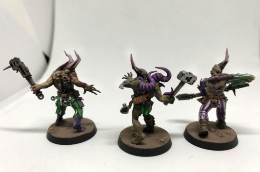 Warhammer 40k Death Guard Poxwalkers x10 (Painted) #2