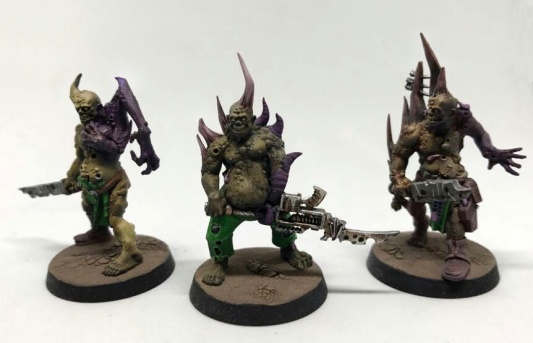 Warhammer 40k Death Guard Poxwalkers x10 (Painted) #2