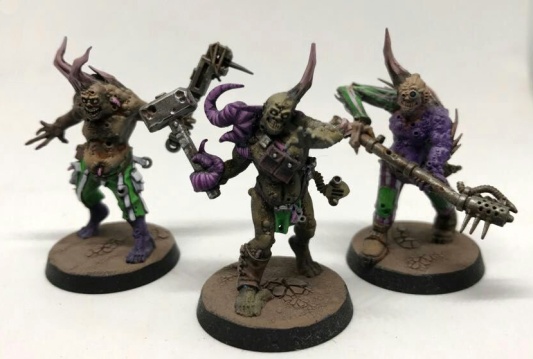 Warhammer 40k Death Guard Poxwalkers x10 (Painted) #2