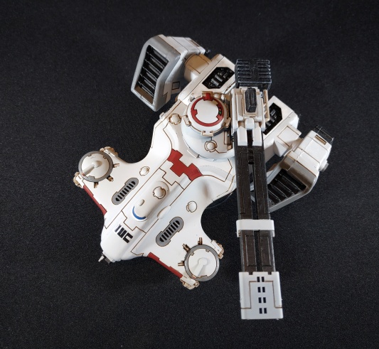 Warhammer 40k Tau Empire Hammerhead Gunship (Tau Army item №9/9, Pro-Painted)