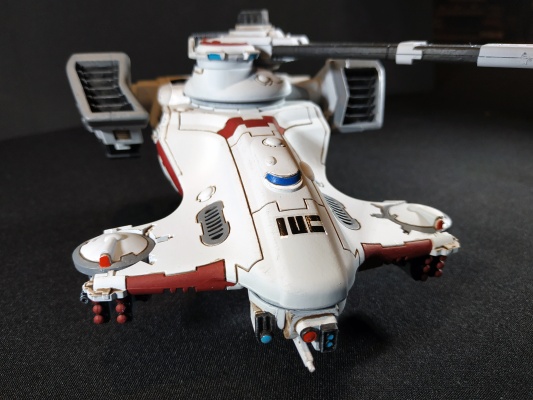 Warhammer 40k Tau Empire Hammerhead Gunship (Tau Army item №9/9, Pro-Painted)