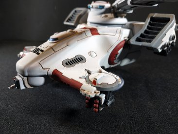 Warhammer 40k Tau Empire Hammerhead Gunship (Tau Army item №9/9, Pro-Painted)