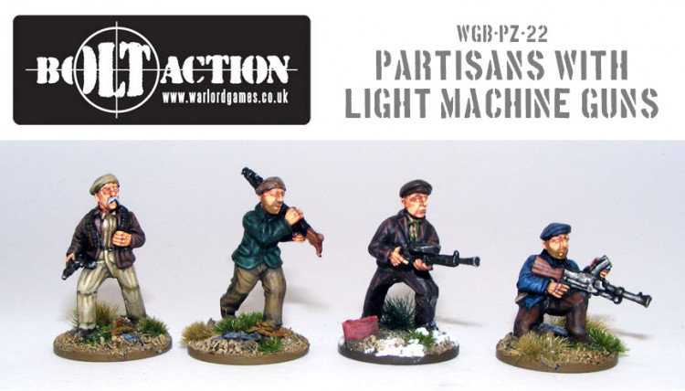 Partisans with Light Machine Guns