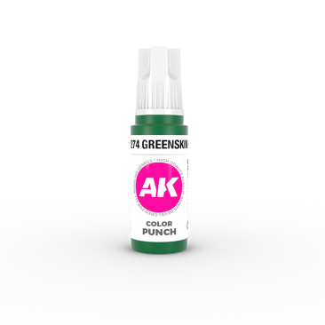Краска AK Interactive Color Punch: Greenskin Punch AK11274 (17 мл) (2024)