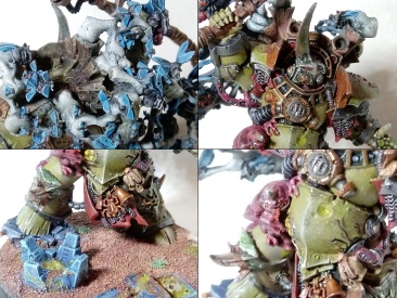 Warhammer 40k Death Guard Typhus - Herald of the Plague God (Pro-Painted)