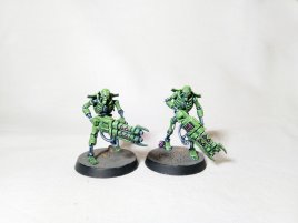 Warhammer 40k Necron Warriors x10 (Pro-Painted Green)