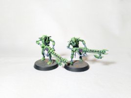 Warhammer 40k Necron Warriors x10 (Pro-Painted Green)