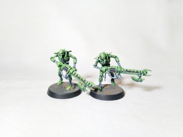 Warhammer 40k Necron Warriors x10 (Pro-Painted Green)