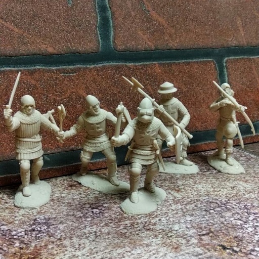 Английская пехота 100-летняя война