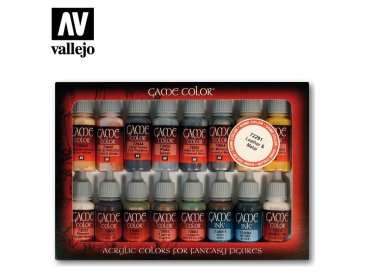 Набор красок Vallejo Game Color: Leather and Metal 72.291