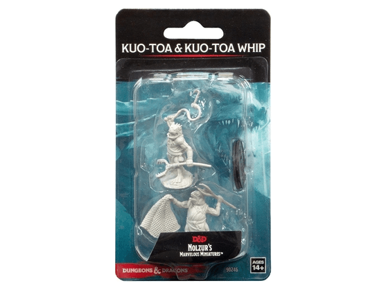 D&D Nolzur's Marvelous Miniatures: Kuo-Toa and Kuo-Toa Whip