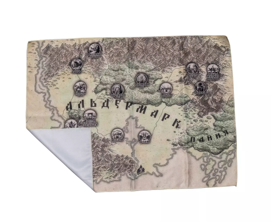 Братство Клинков: Карта Альдермарка (ткань)