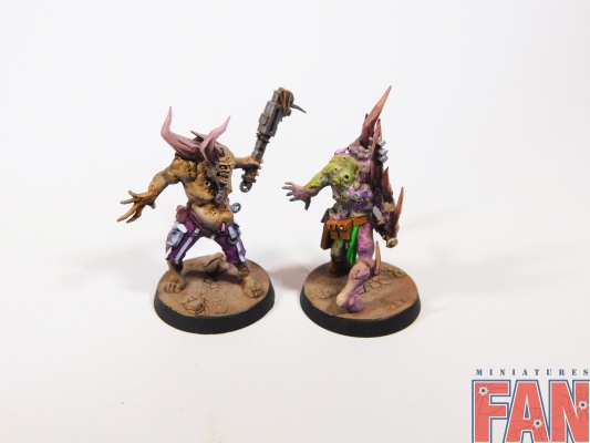 Warhammer 40k Death Guard Poxwalkers x10 (Painted)