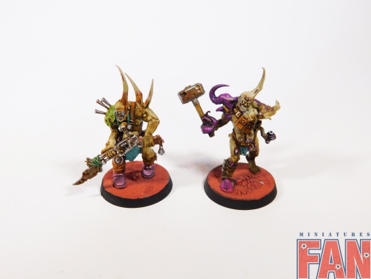 Warhammer 40k Death Guard Poxwalkers x10 (Painted)