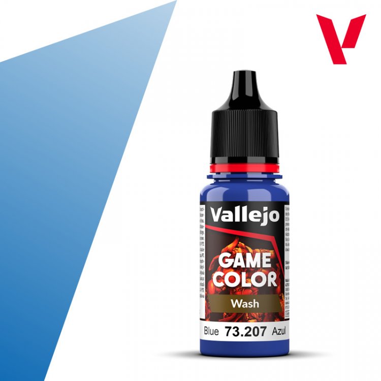 Проливка Vallejo Game Color Wash: Blue Wash 73.207