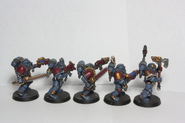 Warhammer 40k Space Wolves Wolves Pack x10 (Painted)
