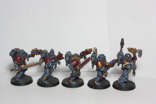 Warhammer 40k Space Wolves Wolves Pack x10 (Painted)