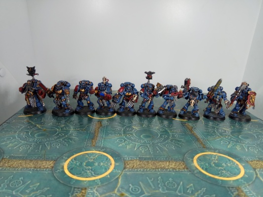 Warhammer 40k Space Wolves Wolves Pack x10 (Painted)