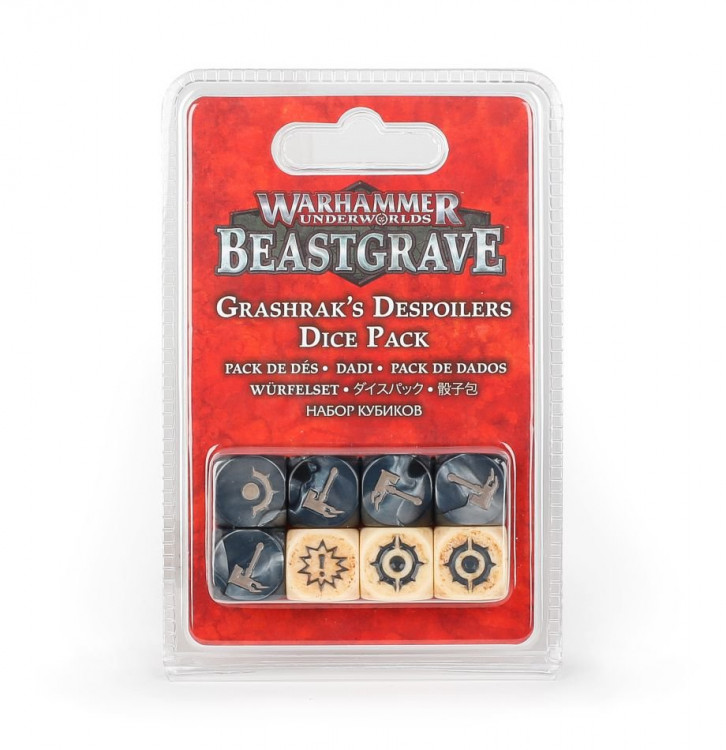 Warhammer Underworlds: Beastgrave – Grashrak's Despoilers Dice Pack