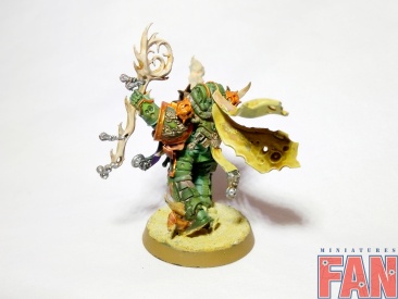 Warhammer 40k Death Guard Malignant Plaguecaster (Pro-Painted)